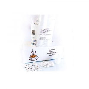 Kit Accessori Caffè (100 palette , 100 zucchero , 100 bicchierini)